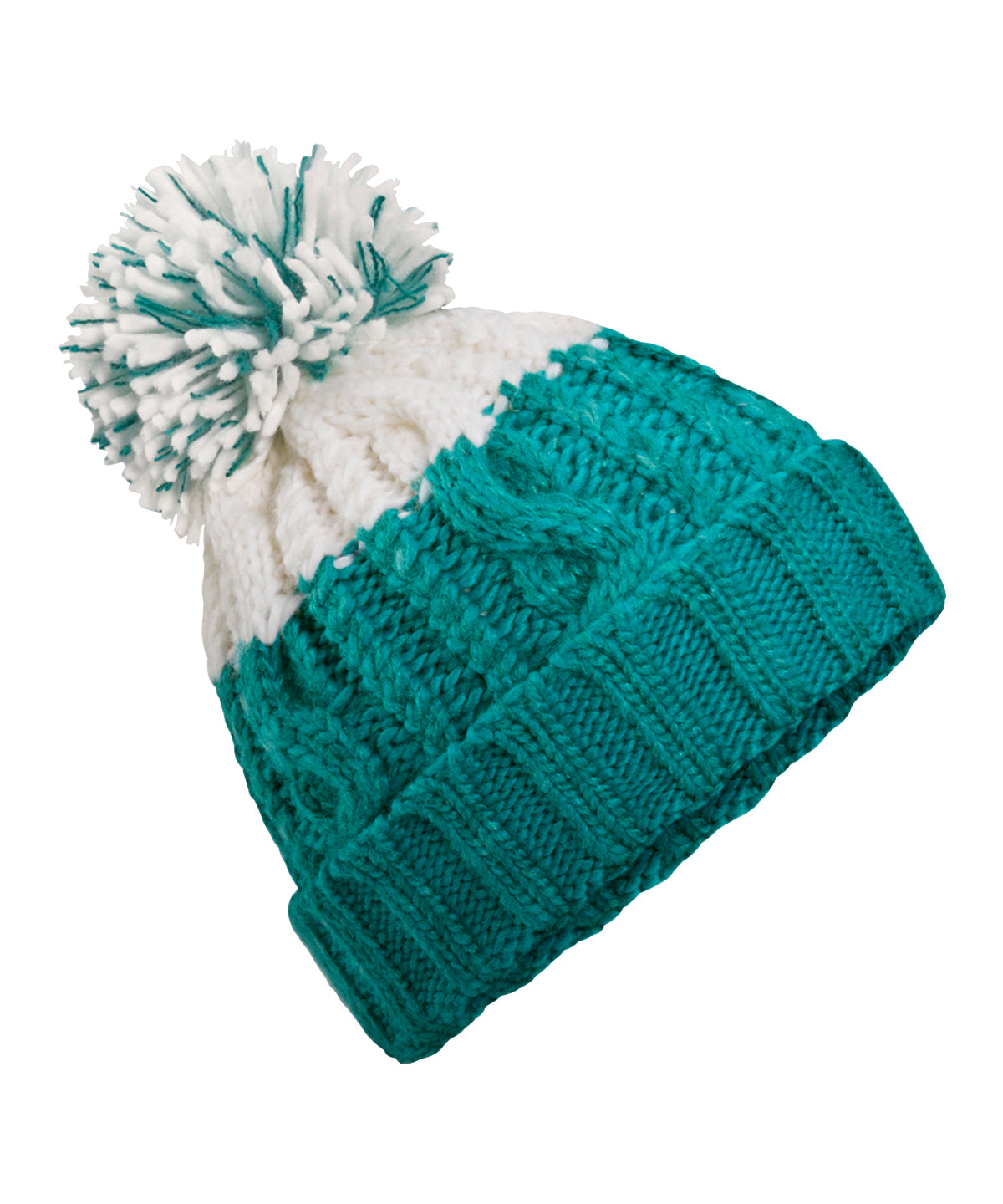 Apres beanie - Emerald/Soft White