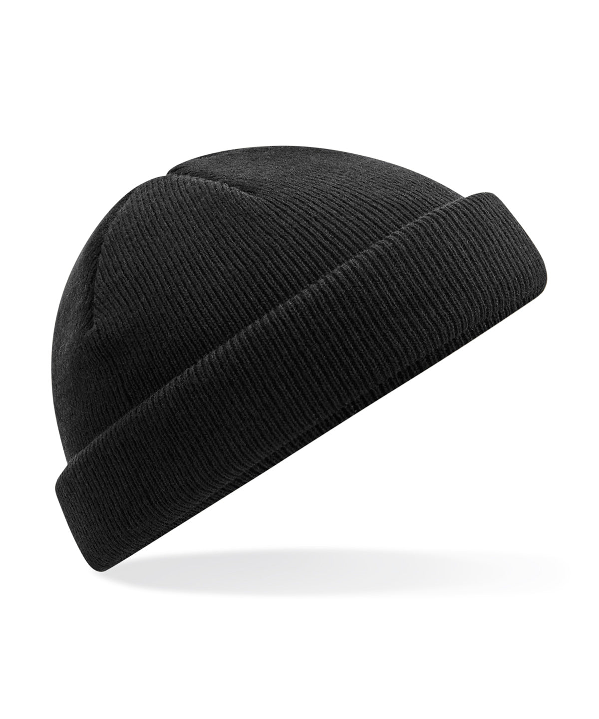 Recycled mini fisherman beanie - Black