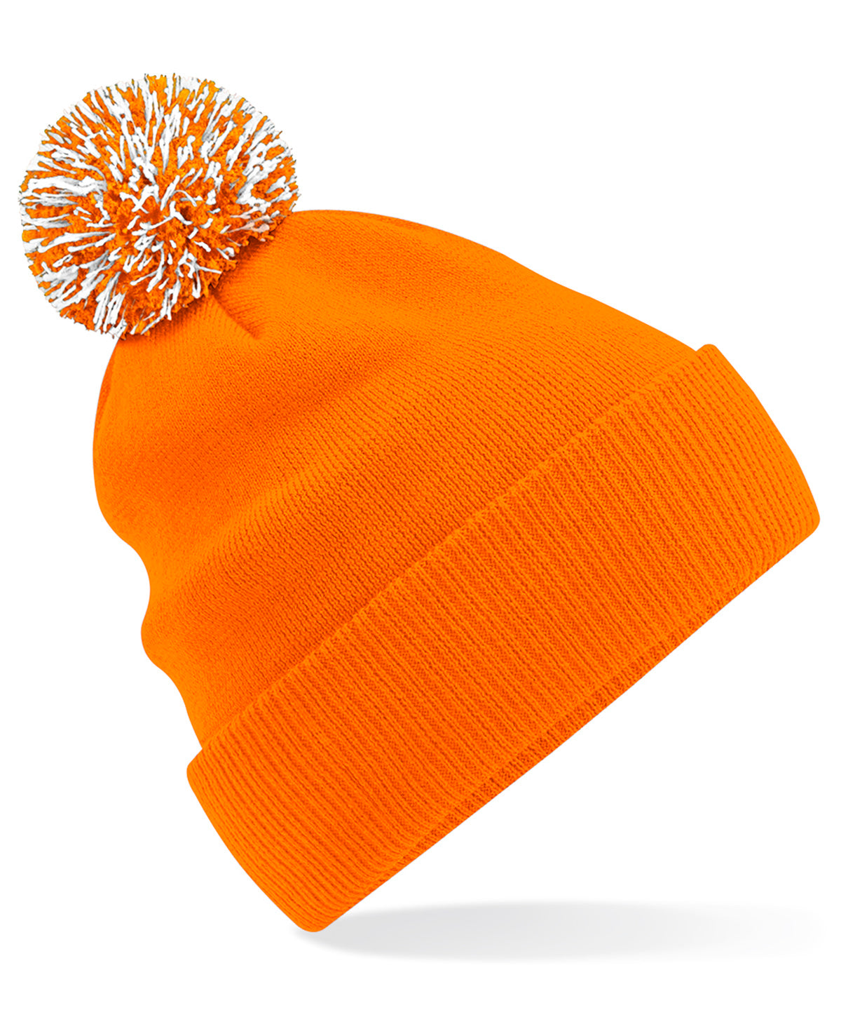 Snowstar® beanie - Orange/White