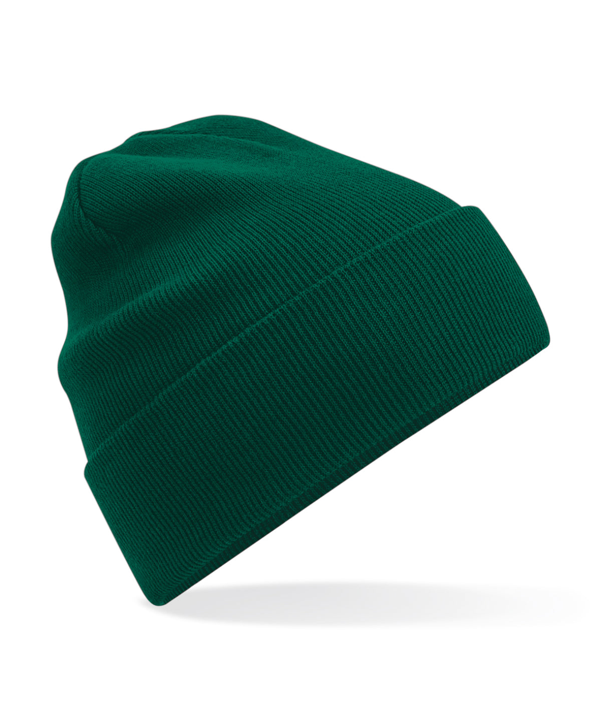 Organic cotton original cuffed beanie - Bottle Green