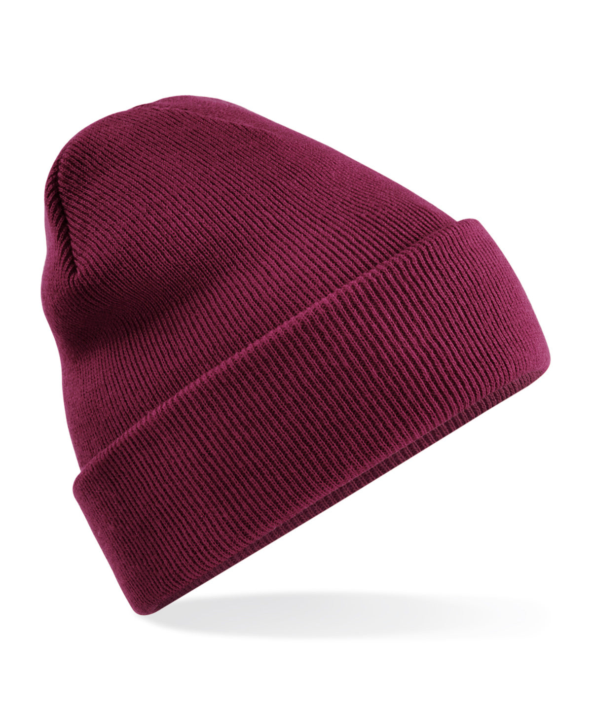 Recycled original cuffed beanie - Burgundy