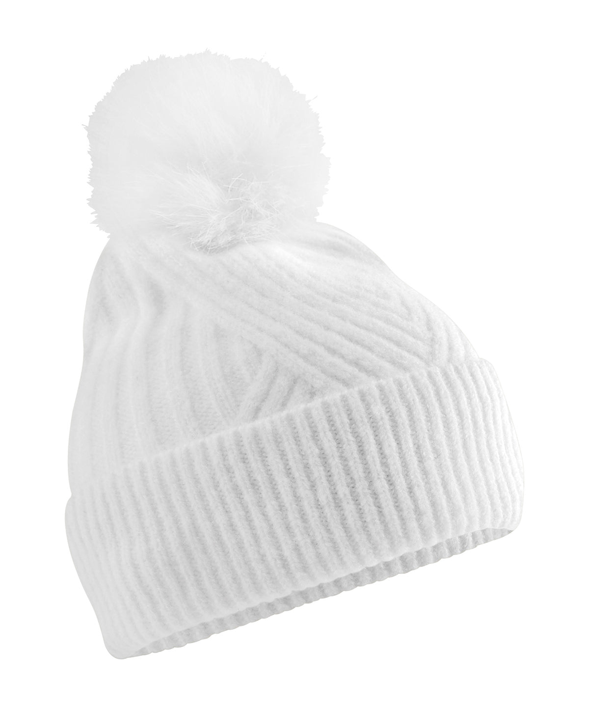 Snow luxe beanie - White