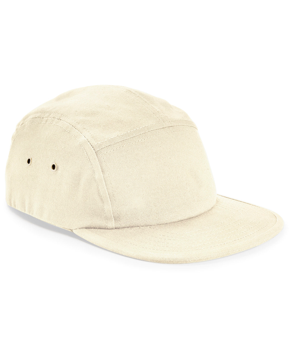 Canvas 5-panel camper cap - Natural