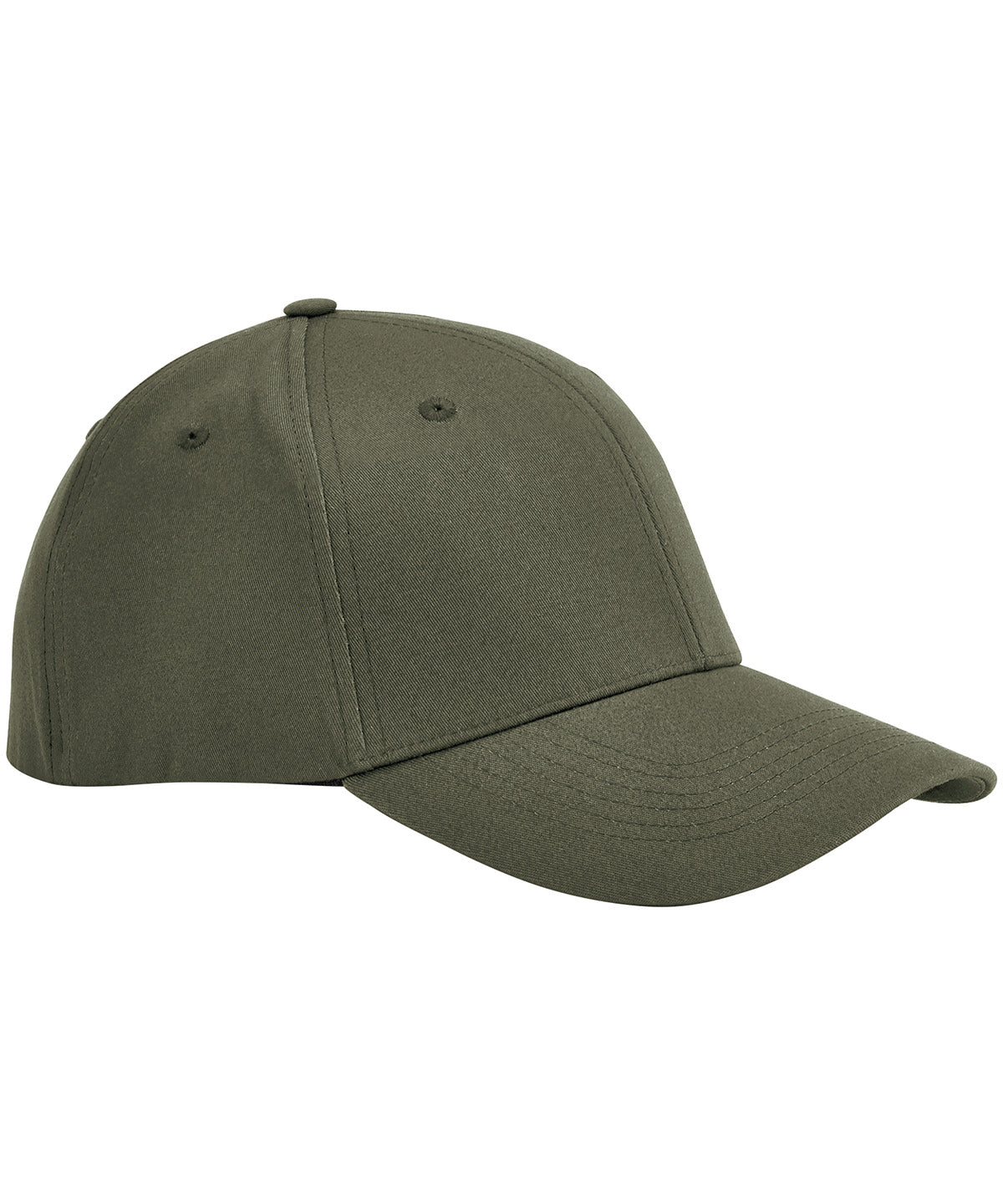 EarthAware® organic cotton stretch-fit cap - Olive Green