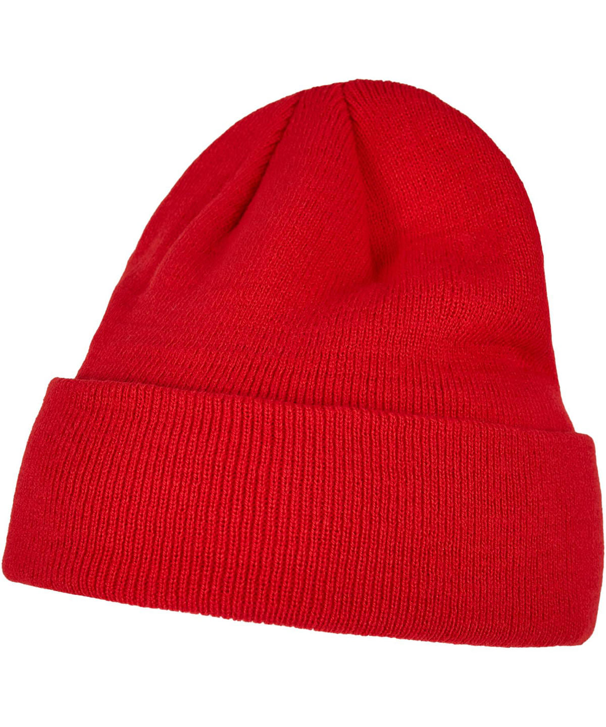 Heavy knit beanie - Red