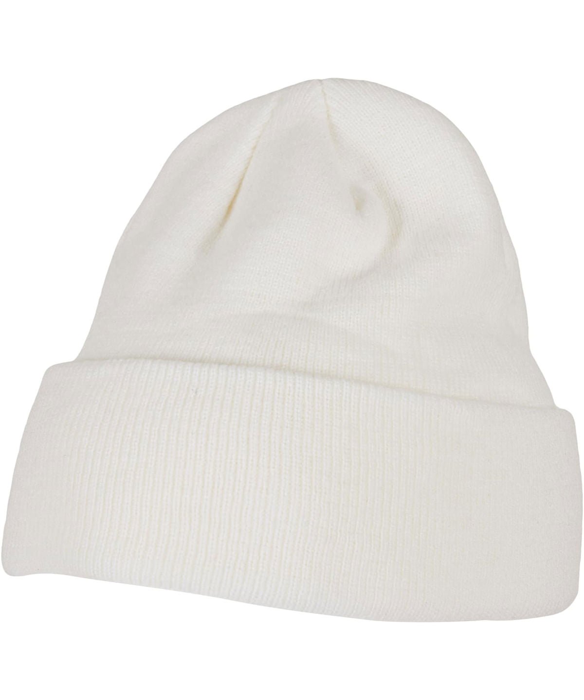 Heavy knit beanie - White