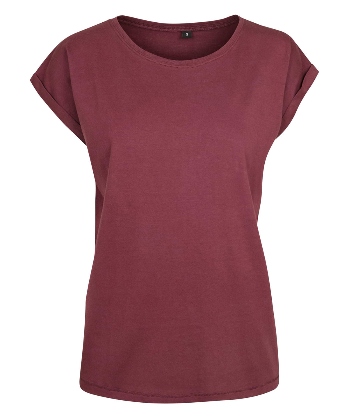Women's extended shoulder tee - Cherry*†