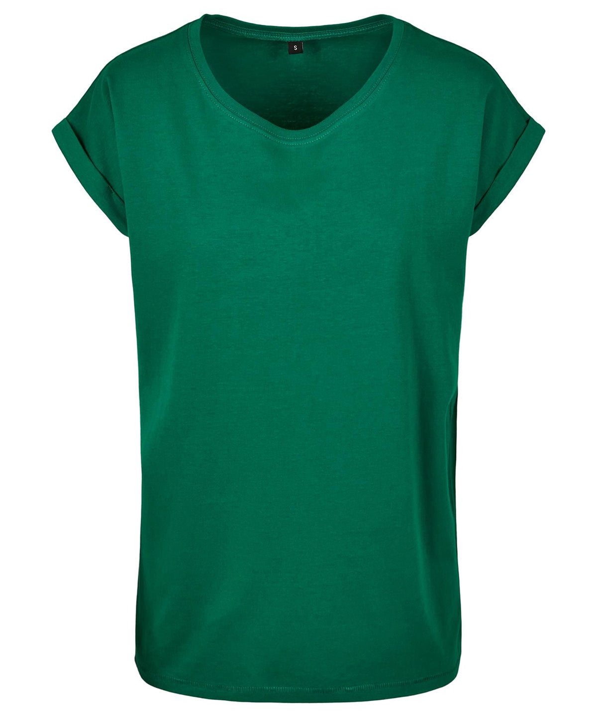 Women's extended shoulder tee - Forest Green*†