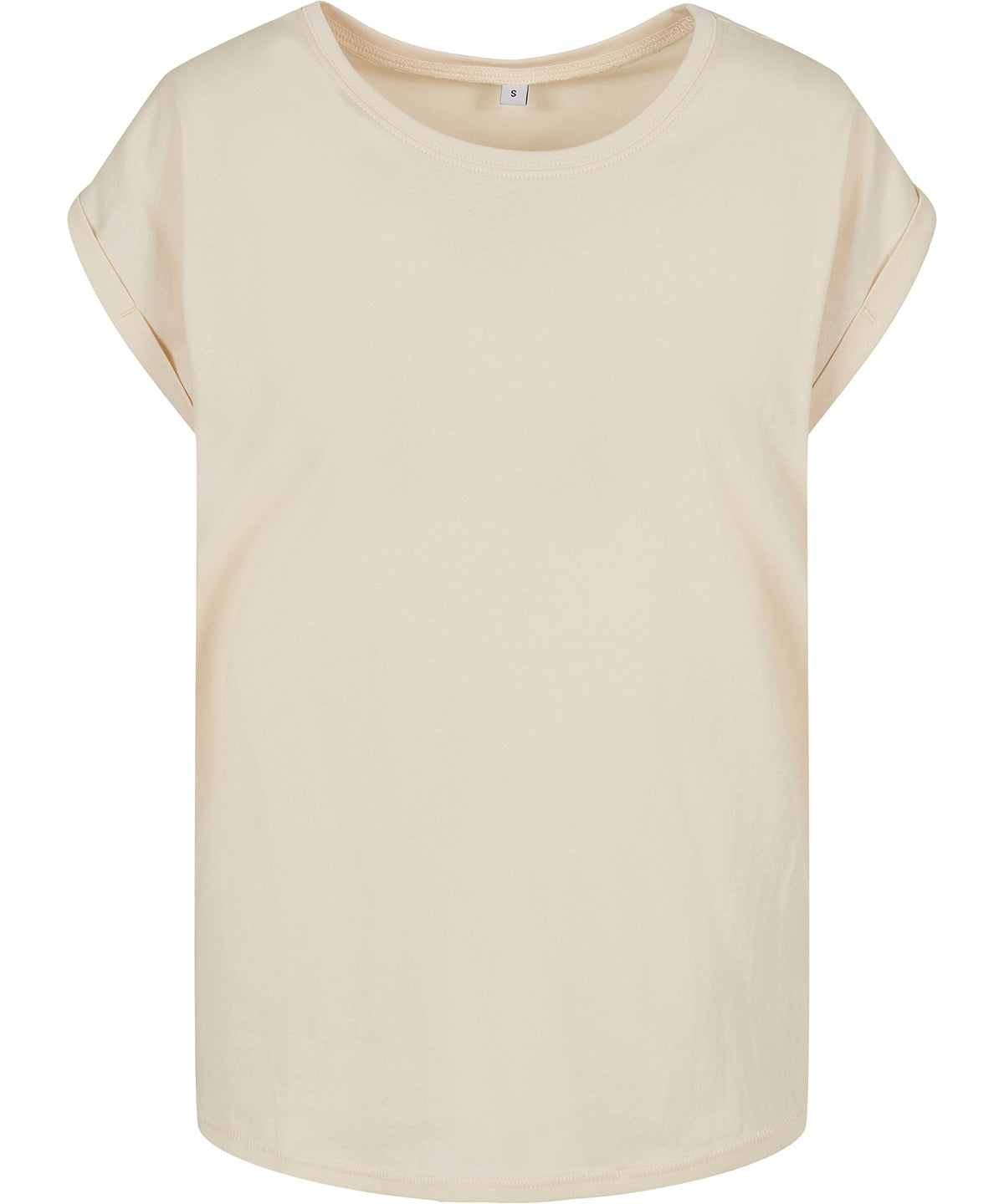 Women's extended shoulder tee - White Sand*†