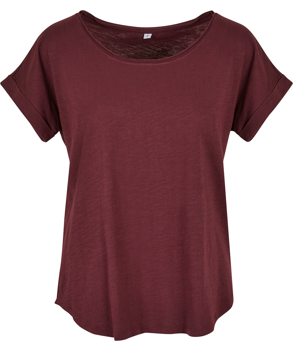 Women's long slub tee - Cherry