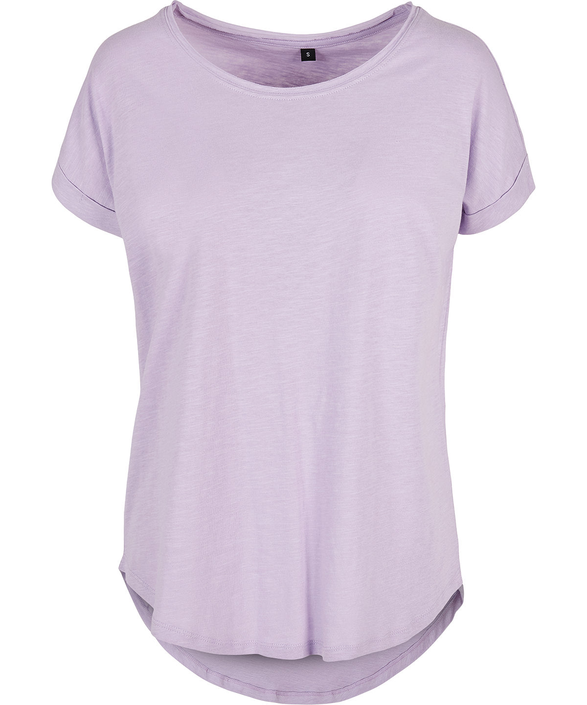 Women's long slub tee - Lilac