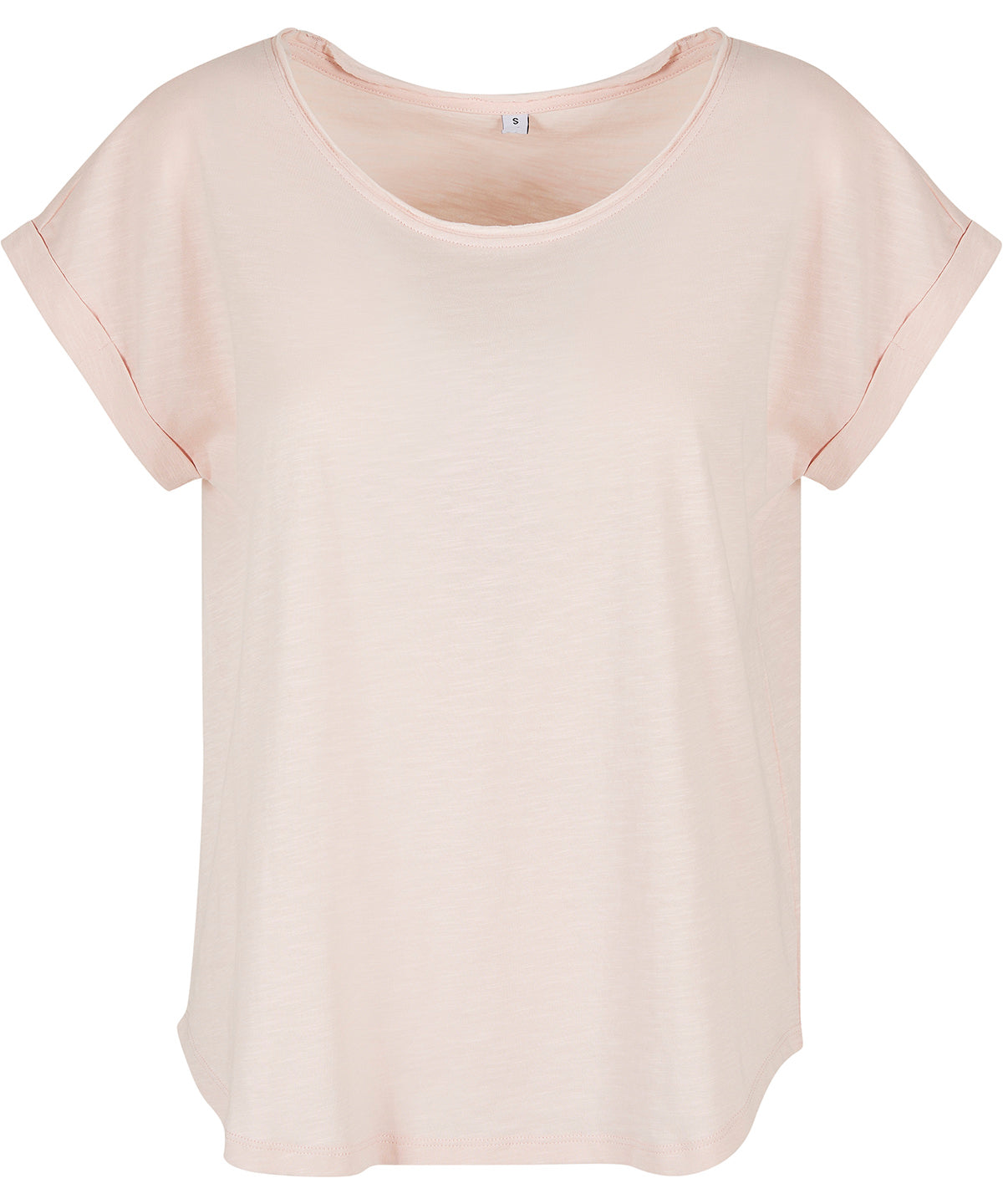 Women's long slub tee - Pink