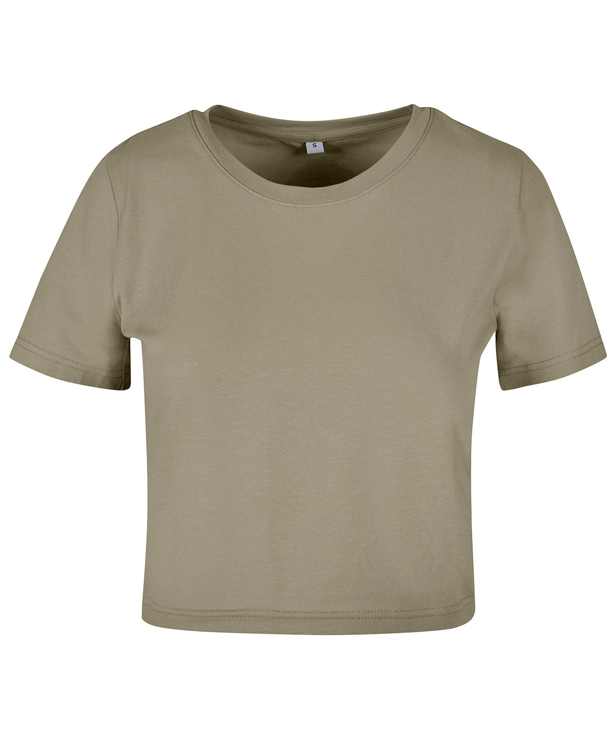 Women's cropped tee - Pale Olive