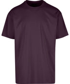 Heavy oversized tee - Plum Purple