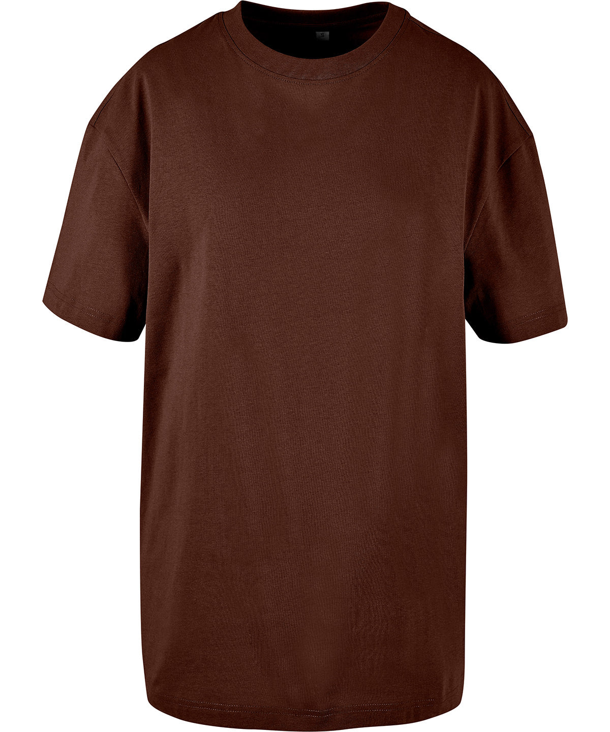 Women's oversized boyfriend tee - Chocolate Brown