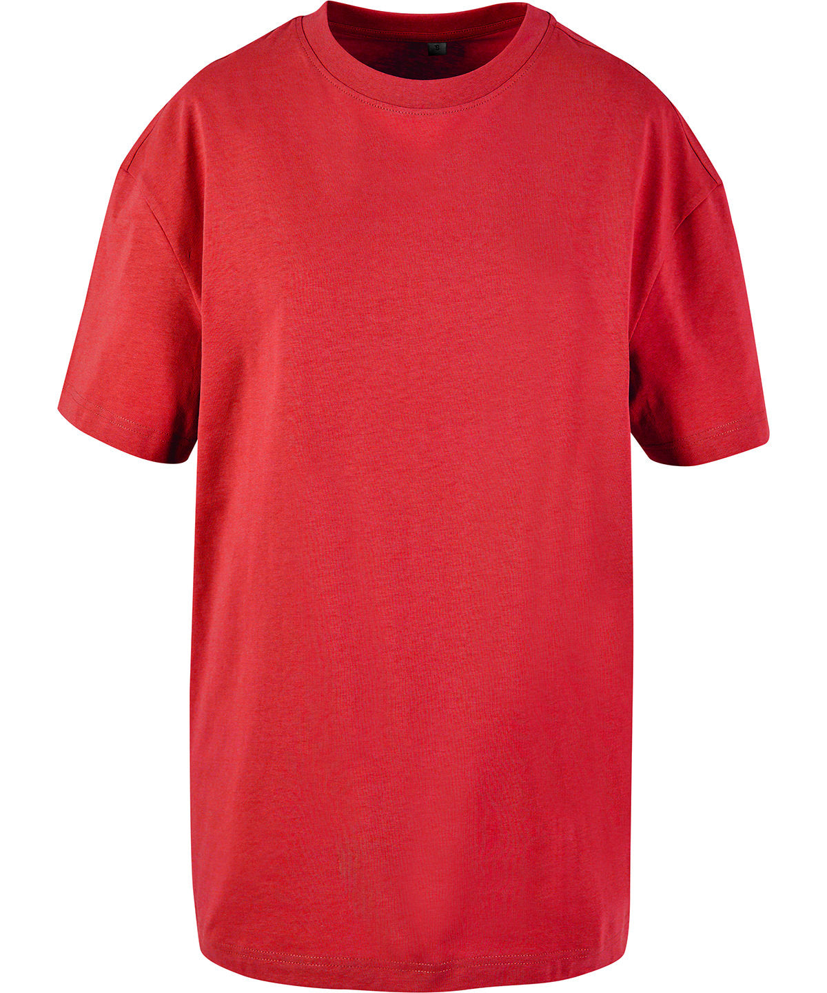 Women's oversized boyfriend tee - City Red