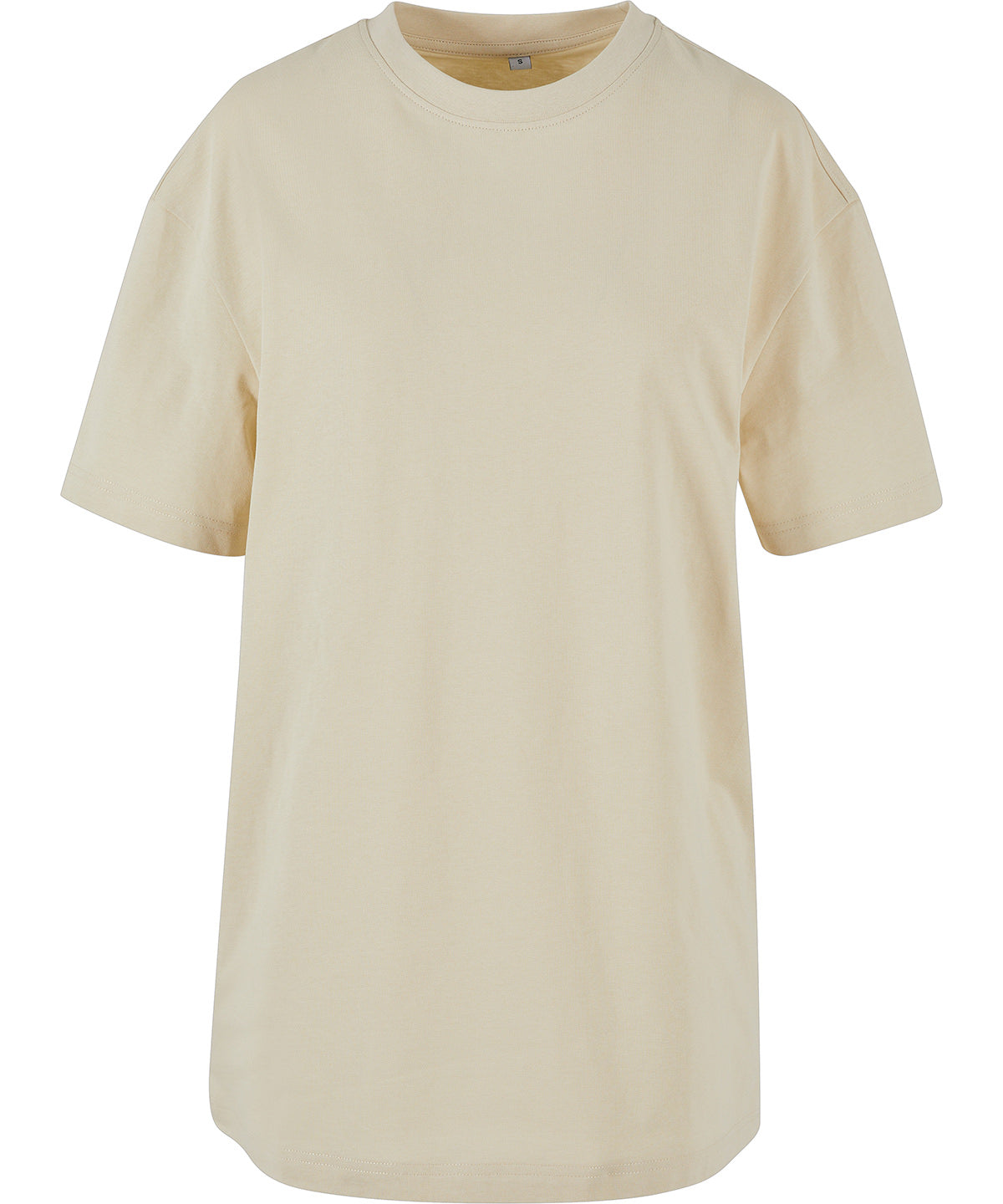 Women's oversized boyfriend tee - Sand