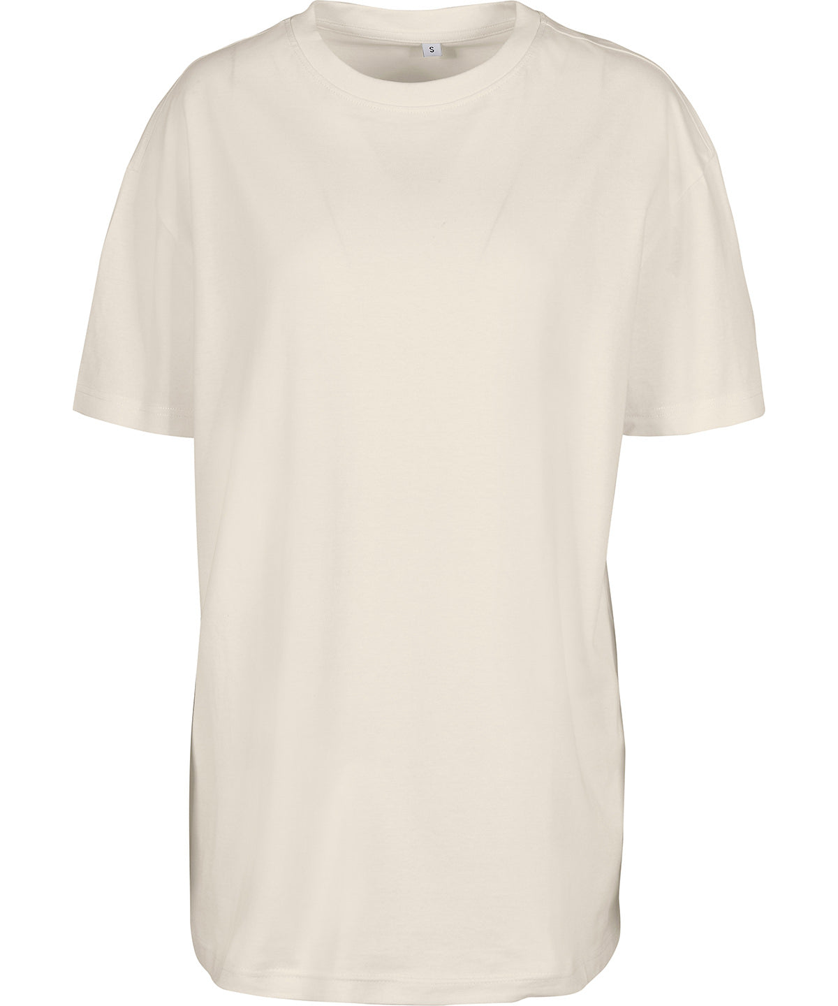 Women's oversized boyfriend tee - White Sand