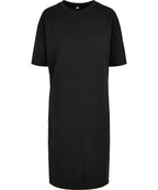Women's organic oversizes slit tee dress