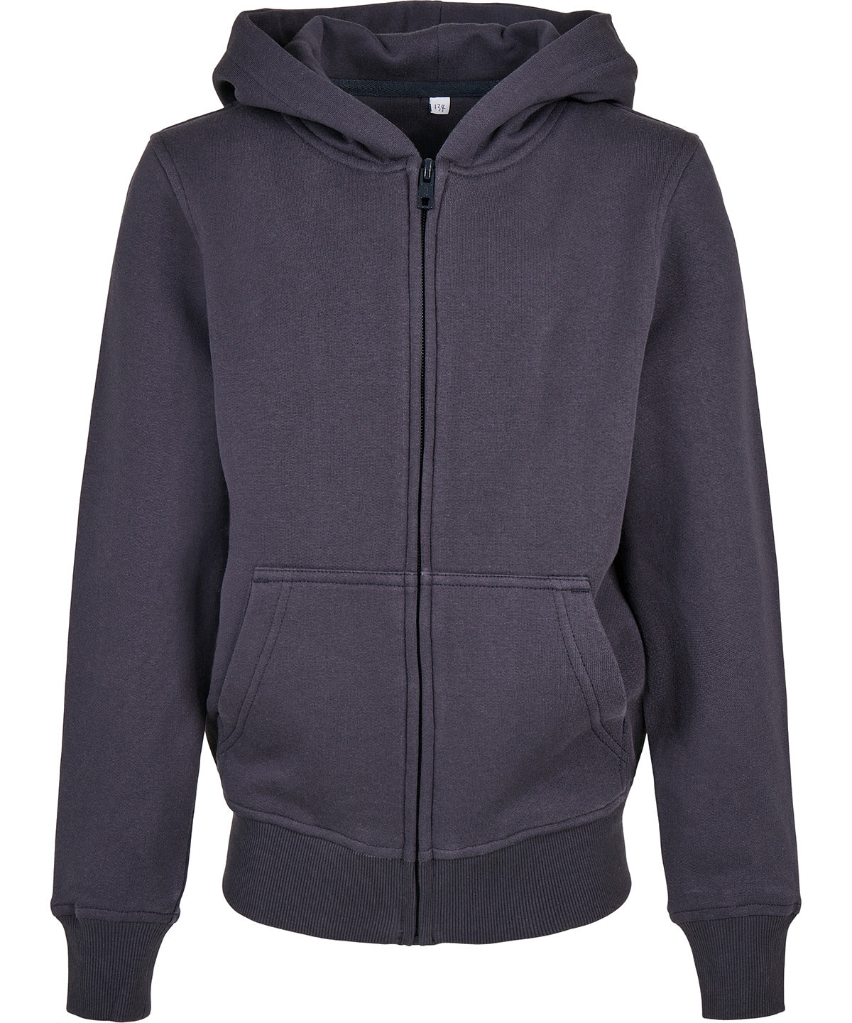 Organic kids basic zip hoodie - Navy