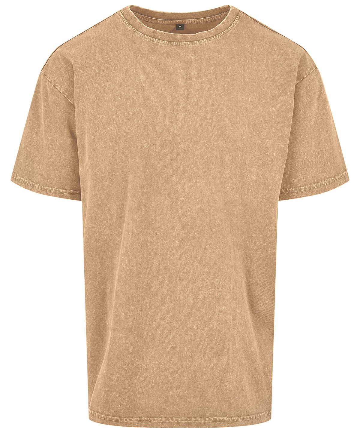 Acid washed heavy oversized tee - Union Beige