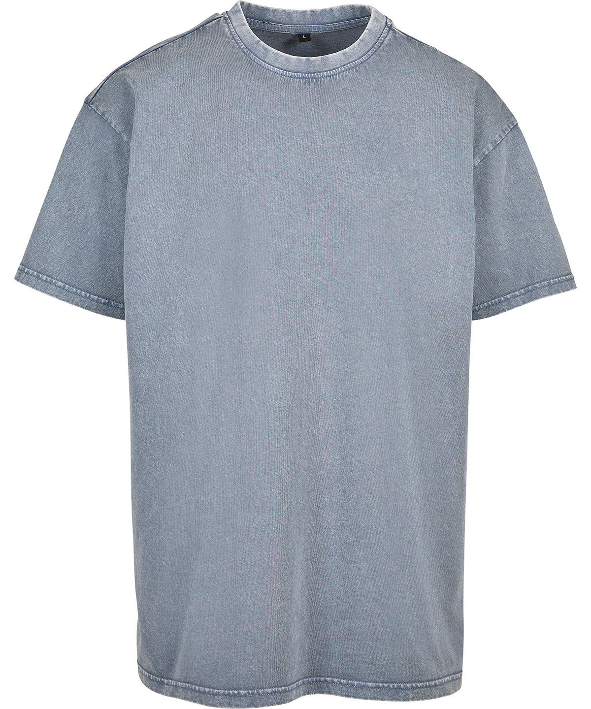 Acid washed heavy oversized tee - Vintage Blue