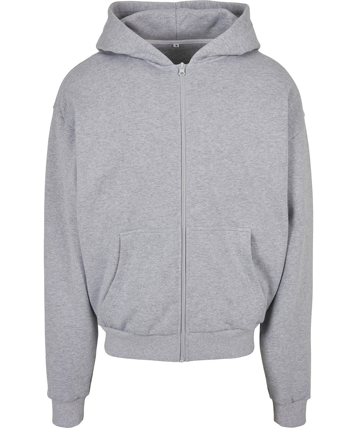 Ultra heavy zip hoodie - Heather Grey