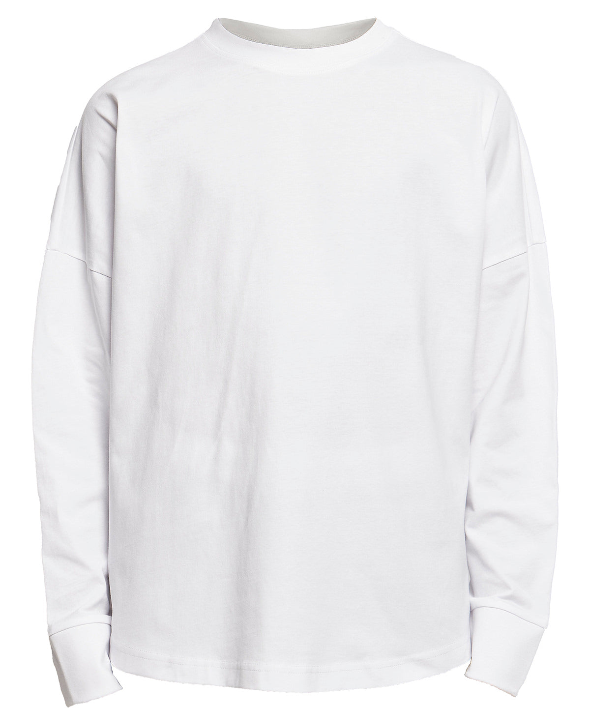 Oversize cut on sleeve long sleeve - White