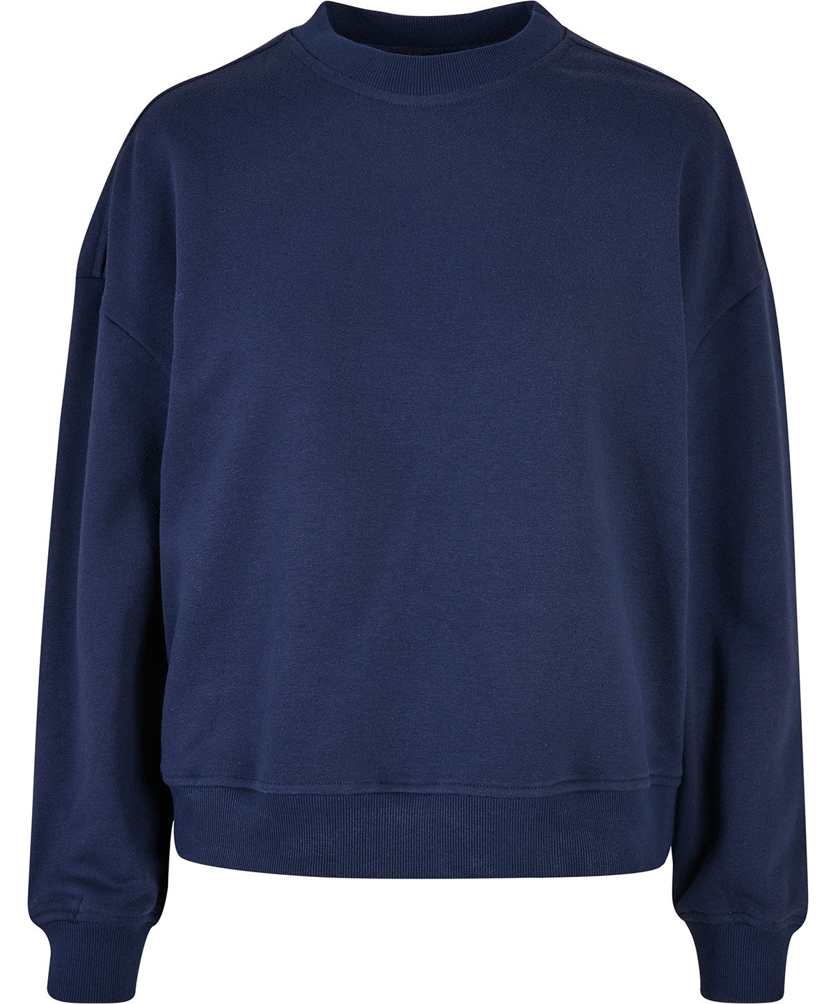 Women’s oversized crew neck sweatshirt - Light Navy