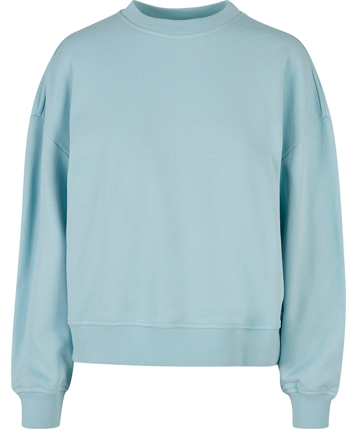 Women’s oversized crew neck sweatshirt - Ocean Blue