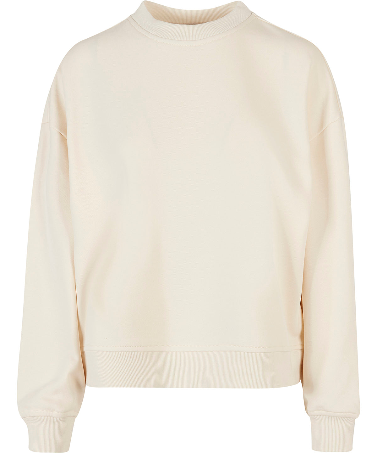 Women’s oversized crew neck sweatshirt - White Sand