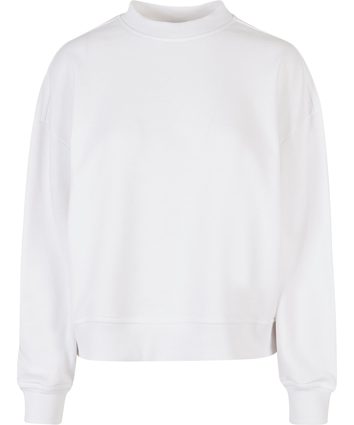 Women’s oversized crew neck sweatshirt - White