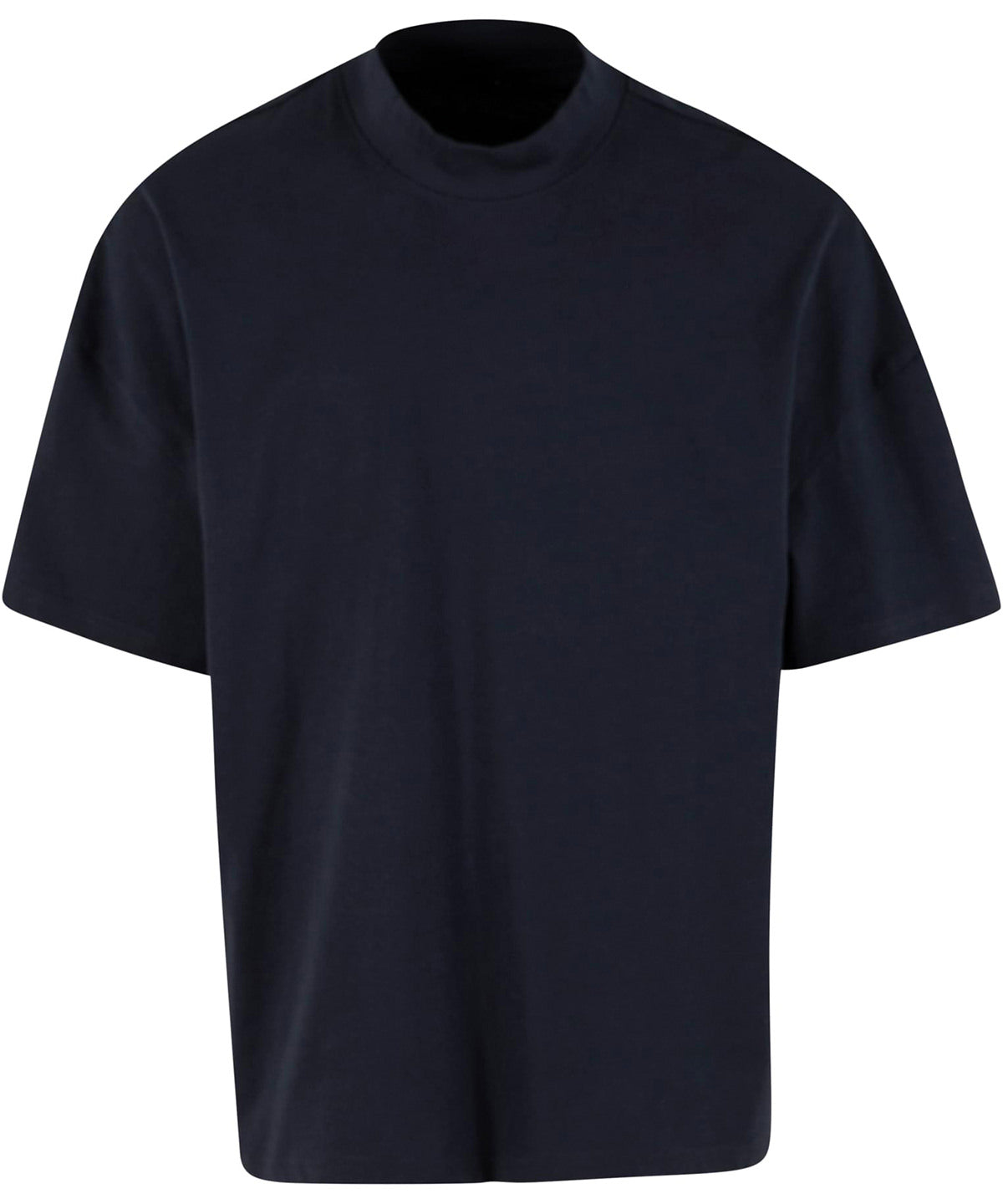 Oversized mock neck tee - Navy