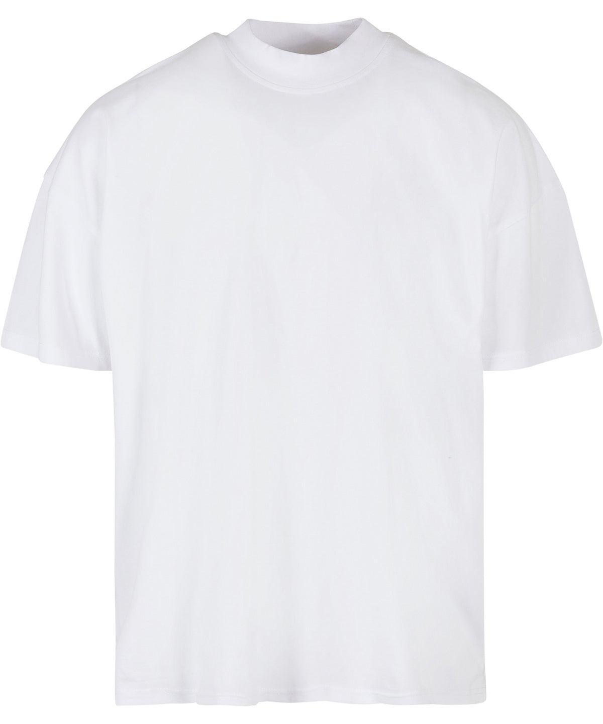 Oversized mock neck tee - White