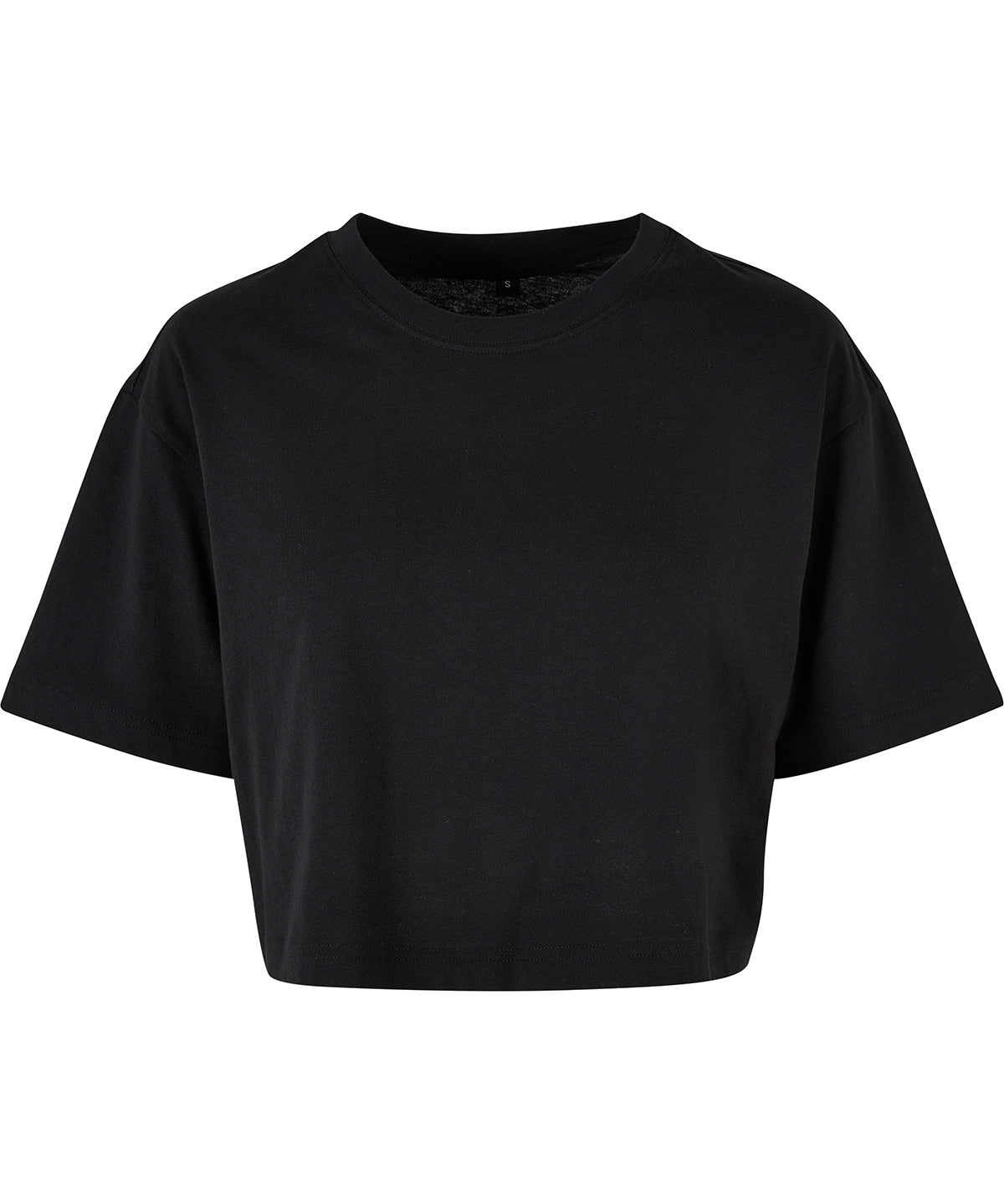 Women’s short oversized tee  - Black