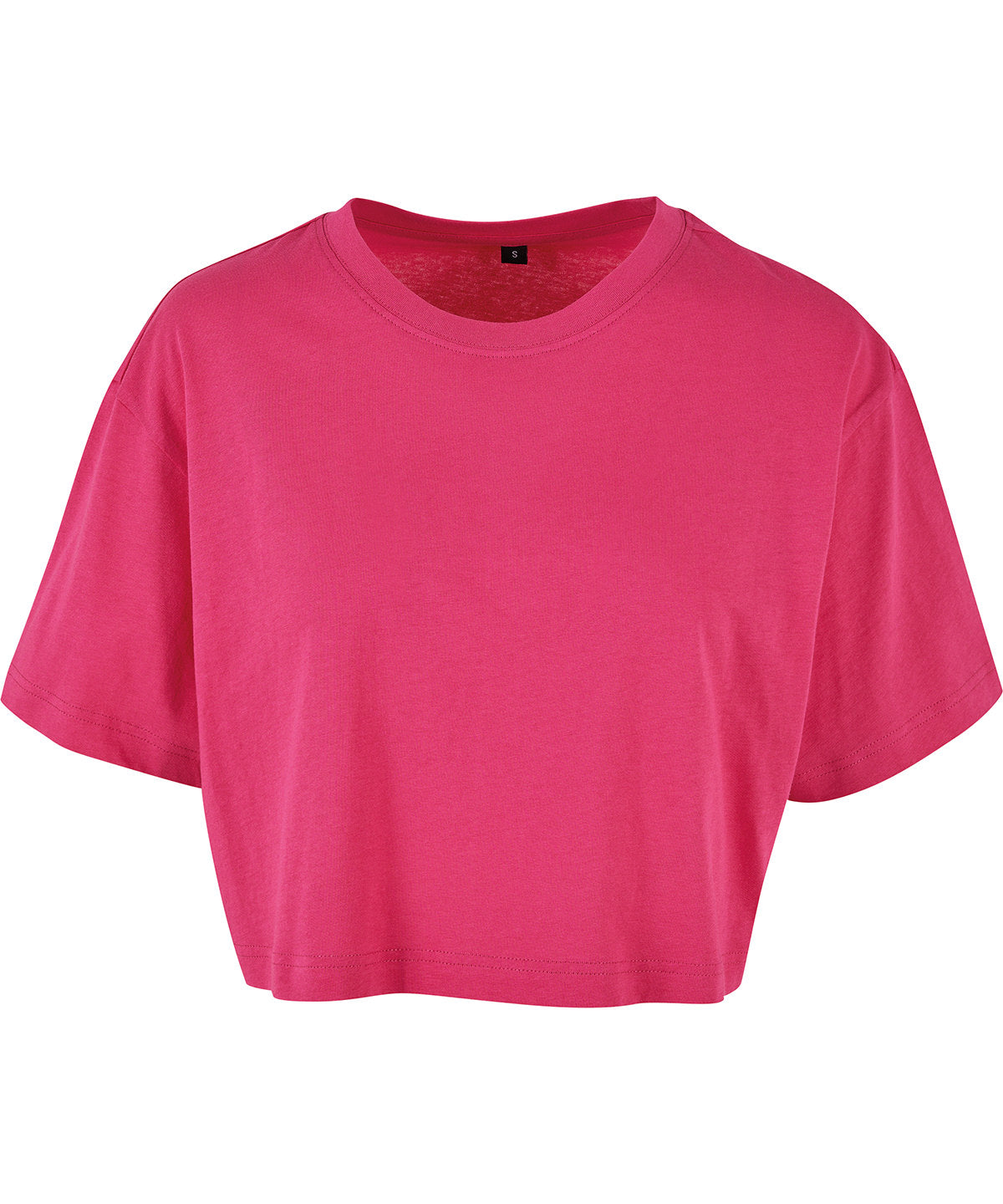 Women’s short oversized tee  - Hibiskus Pink