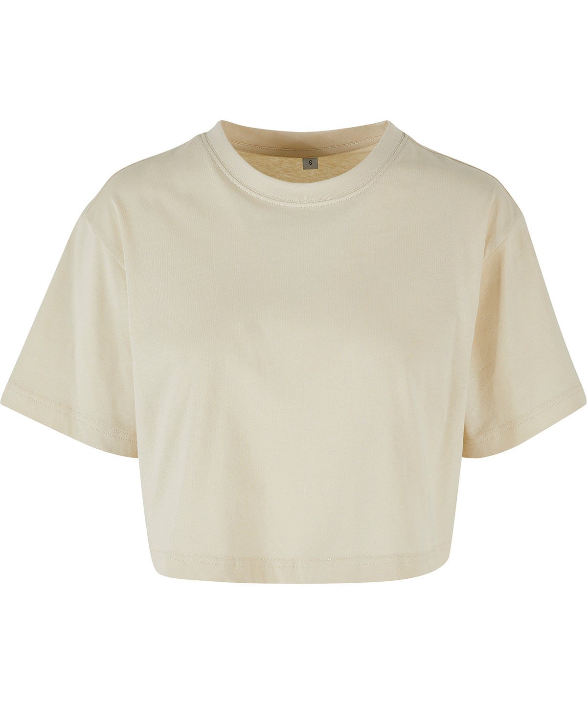 Women’s short oversized tee  - Sand