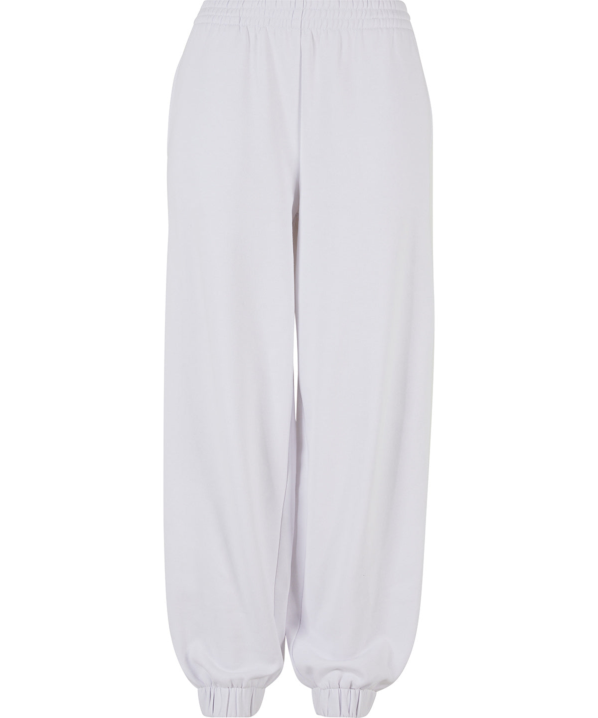 Women’s high waist balloon sweatpants  - White