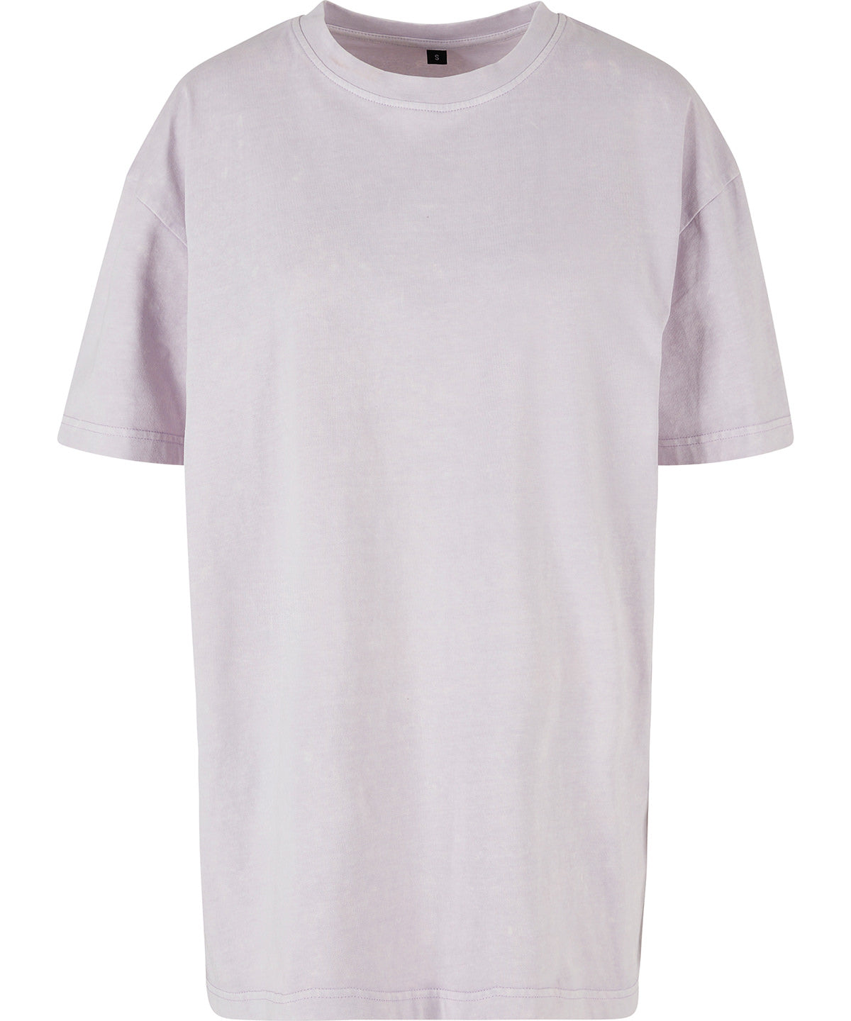 Women’s oversized acid wash tee - Soft Lilac