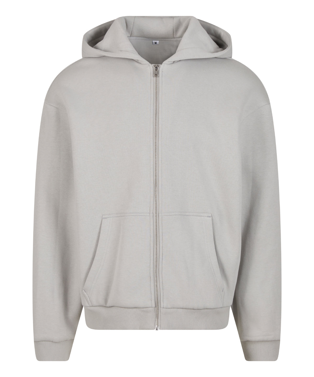 Fluffy zip hoodie - Light Asphalt