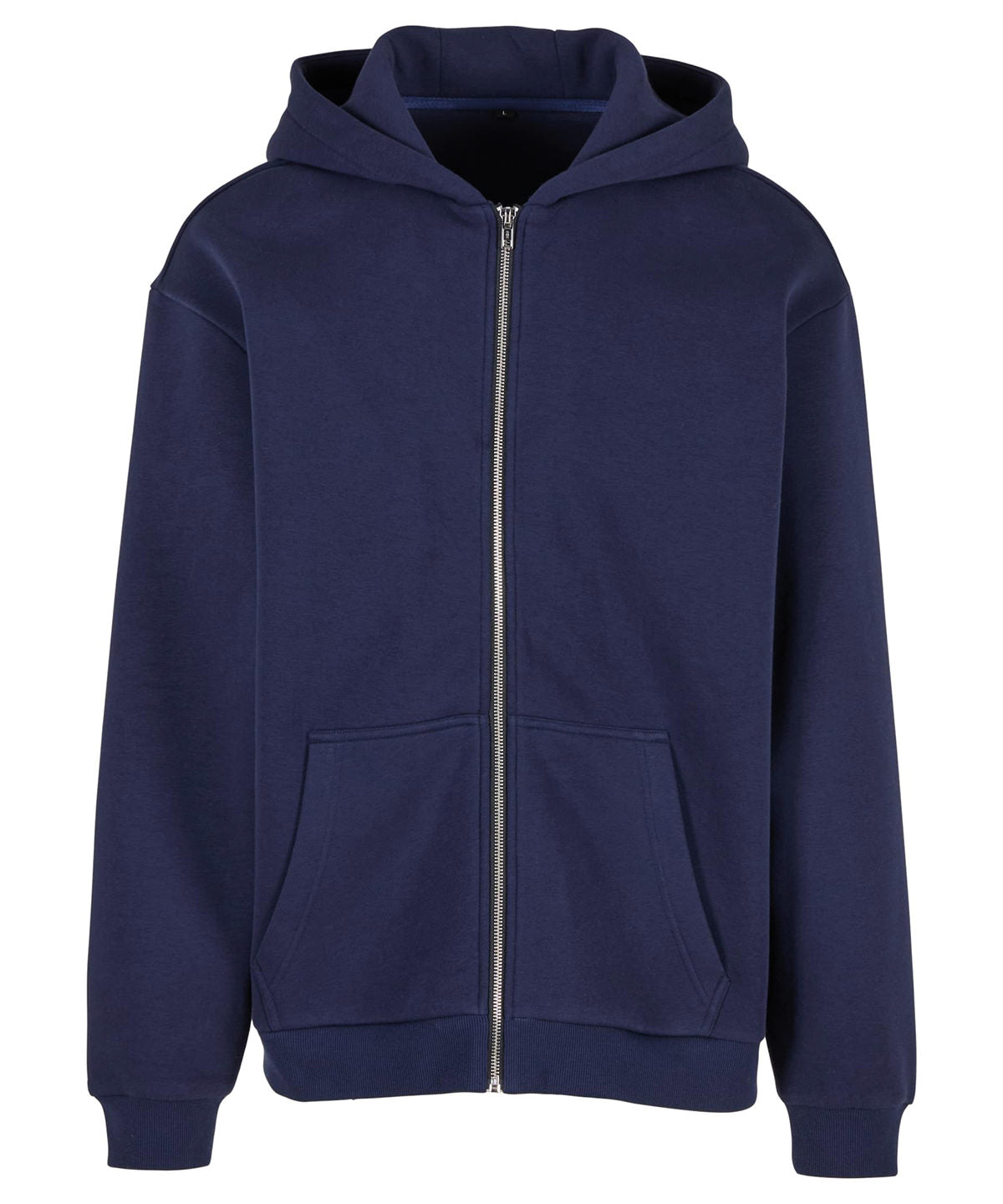 Fluffy zip hoodie - Navy