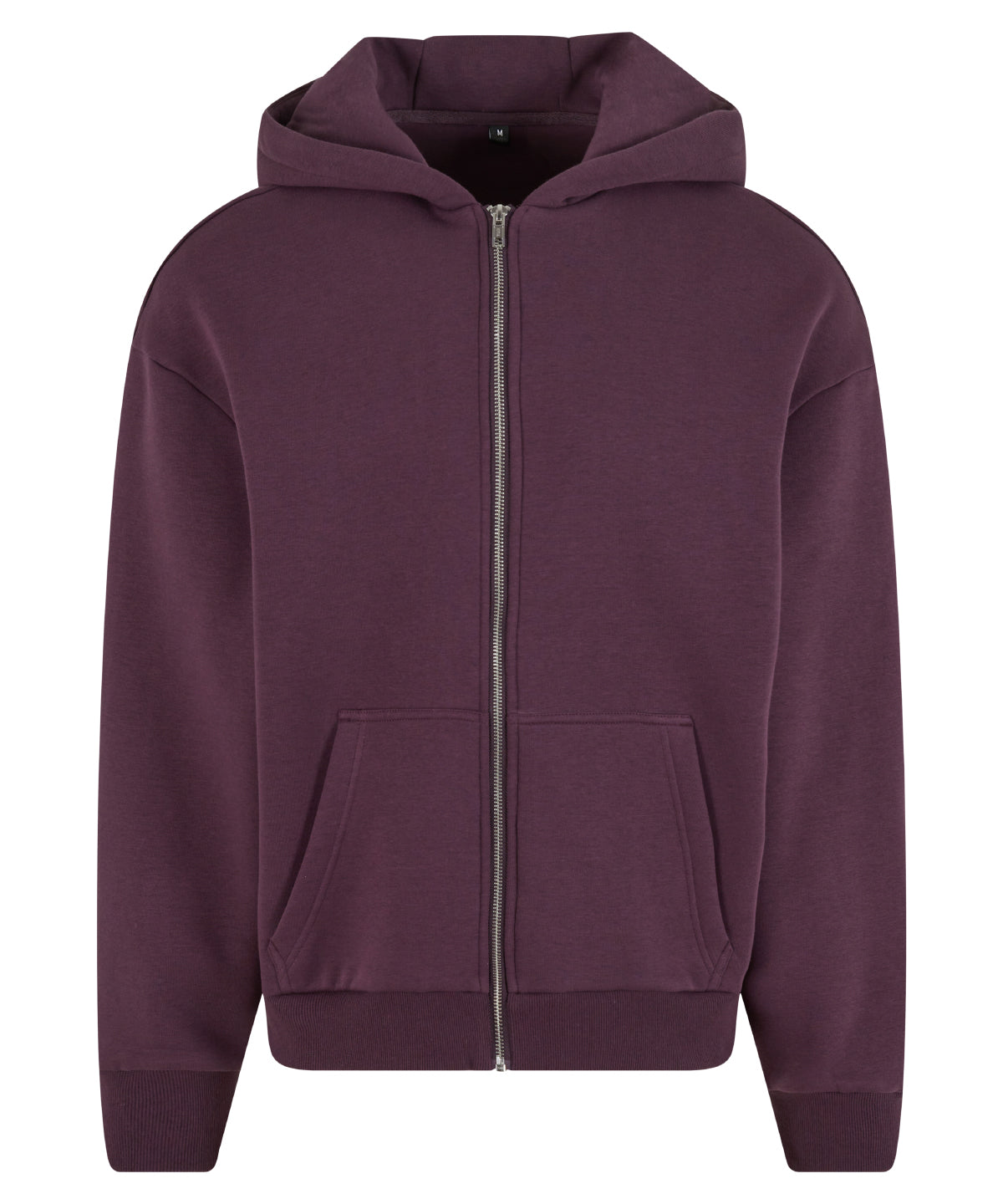 Fluffy zip hoodie - Plum Purple