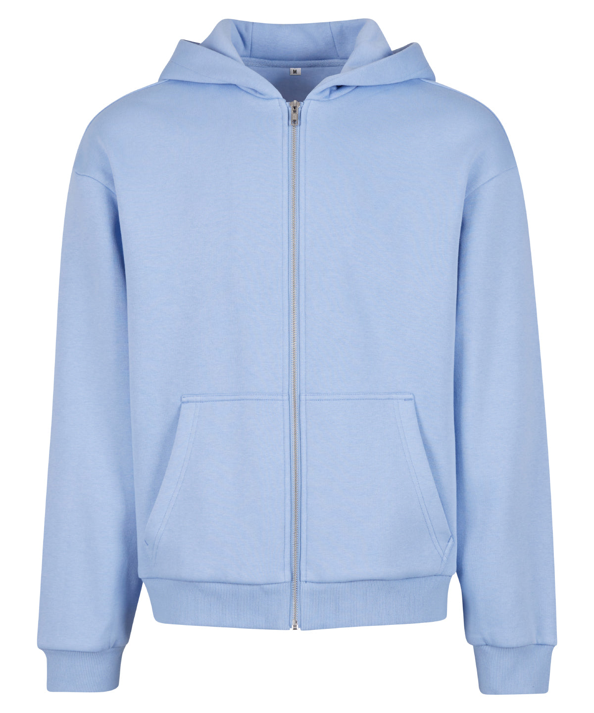 Fluffy zip hoodie - Powder Blue