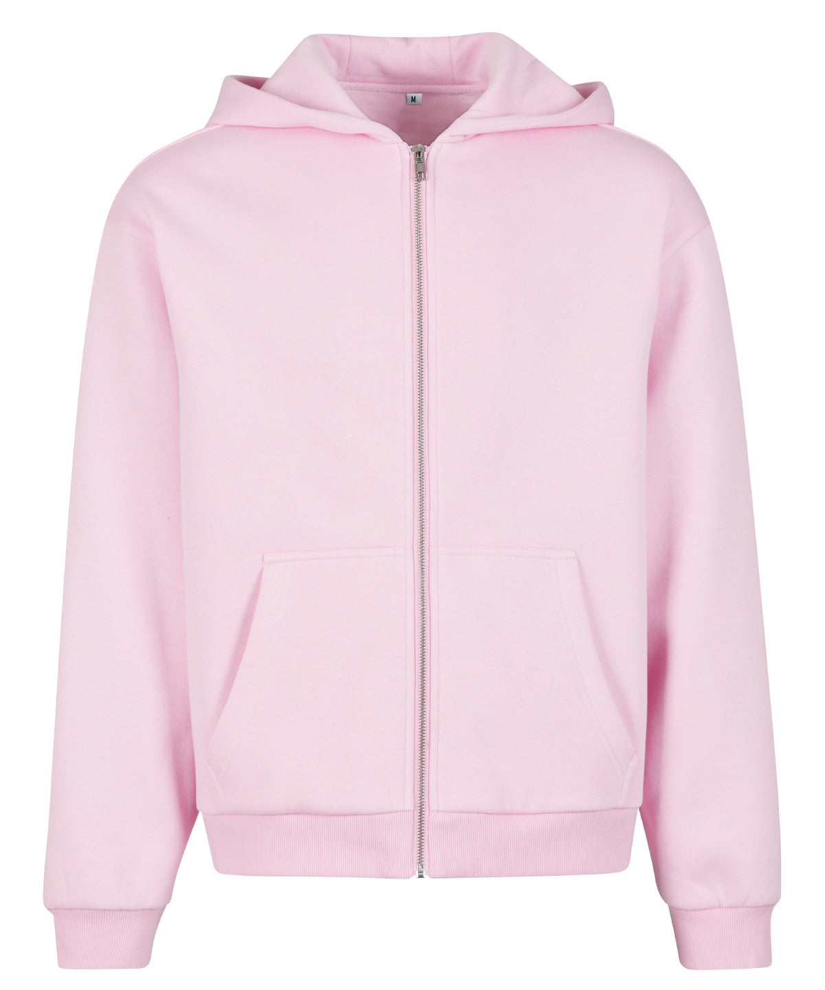 Fluffy zip hoodie - Soft Pink