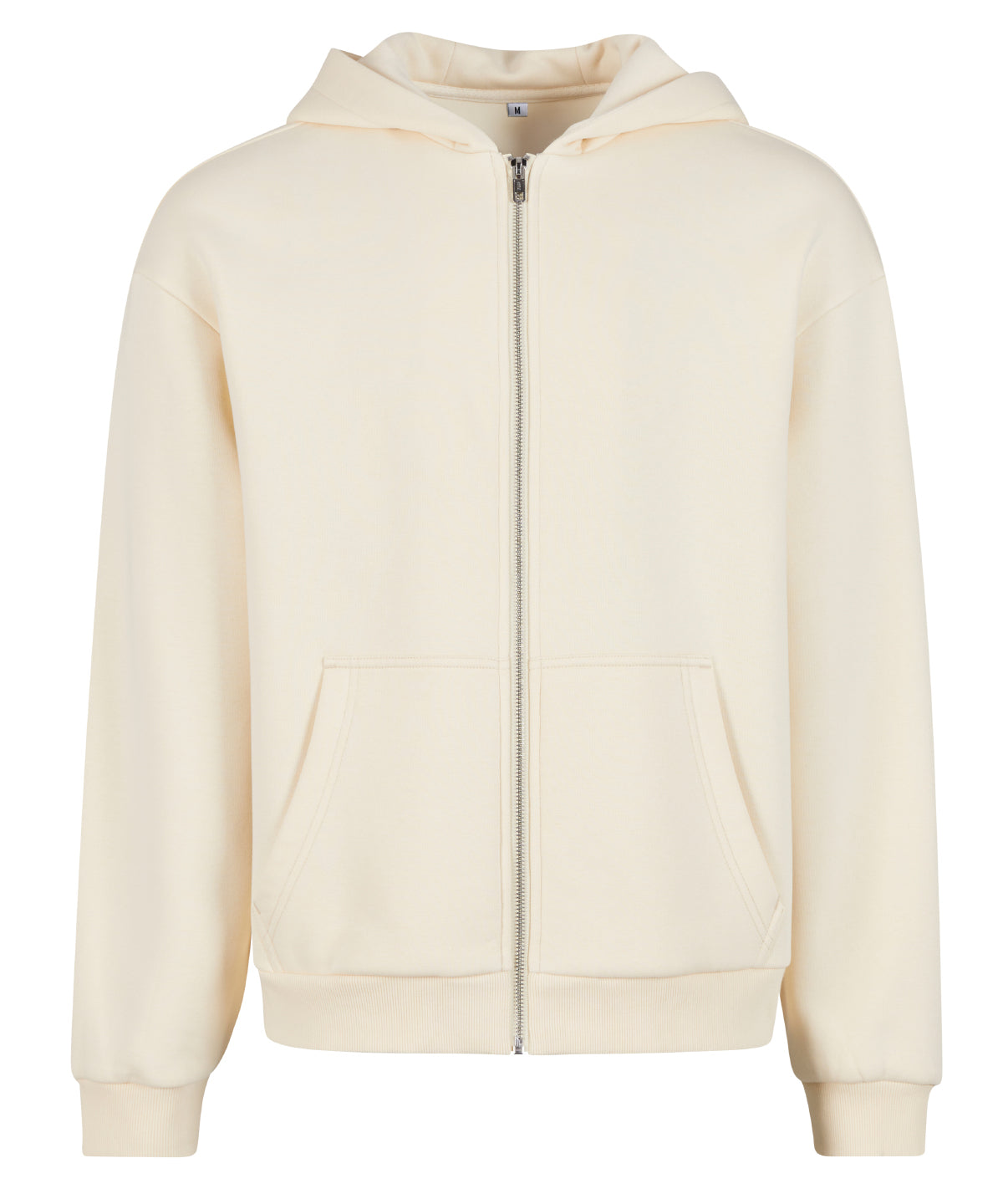 Fluffy zip hoodie - White Sand