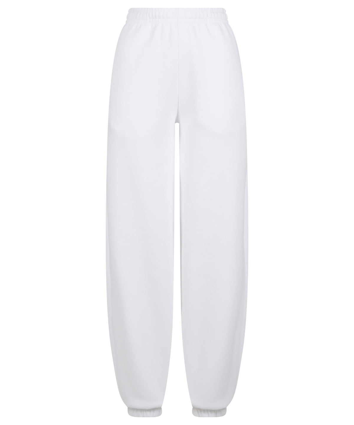 Women’s fluffy sweatpants - White