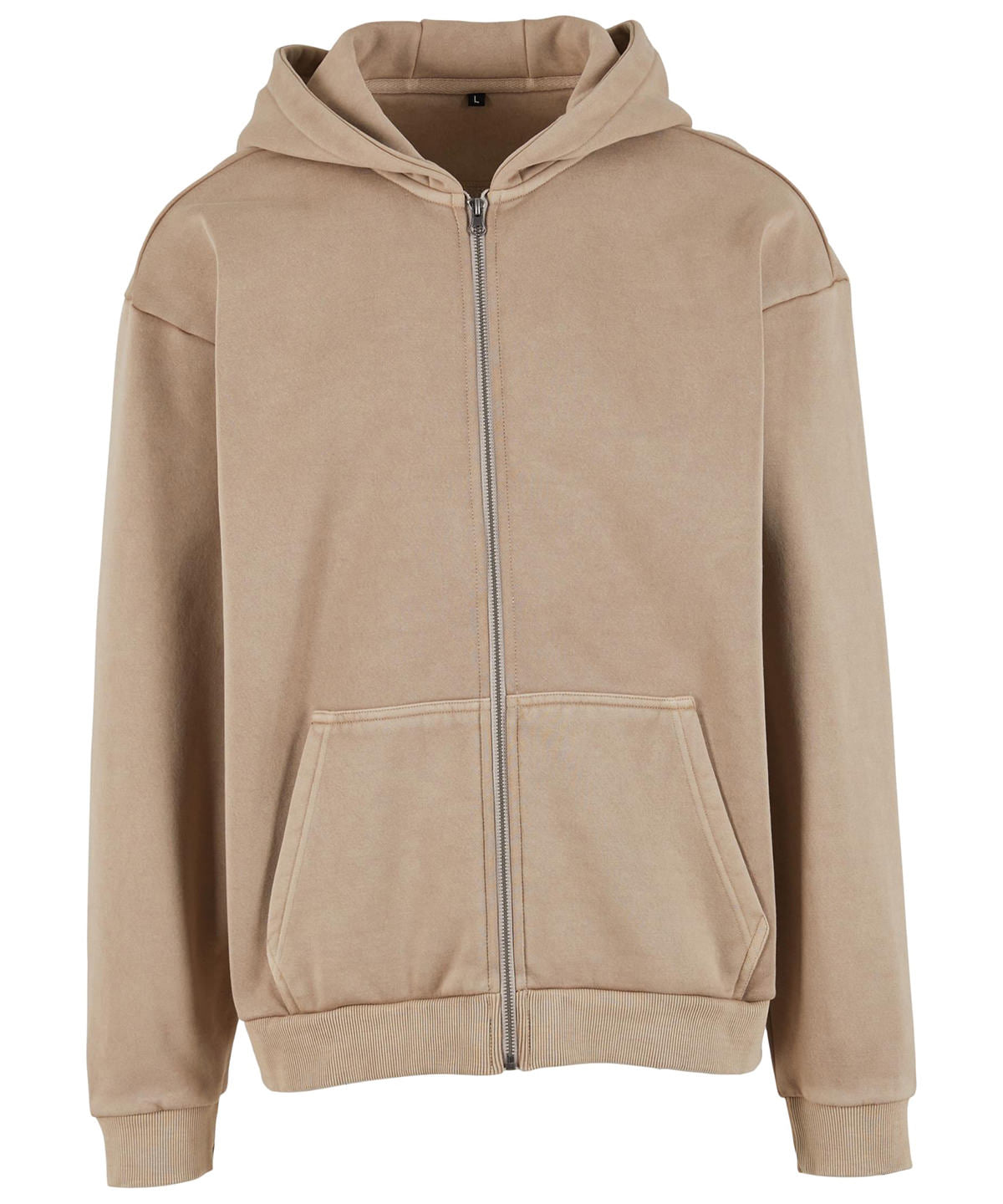 Vintage heavy zip hoodie - Chalk Dust
