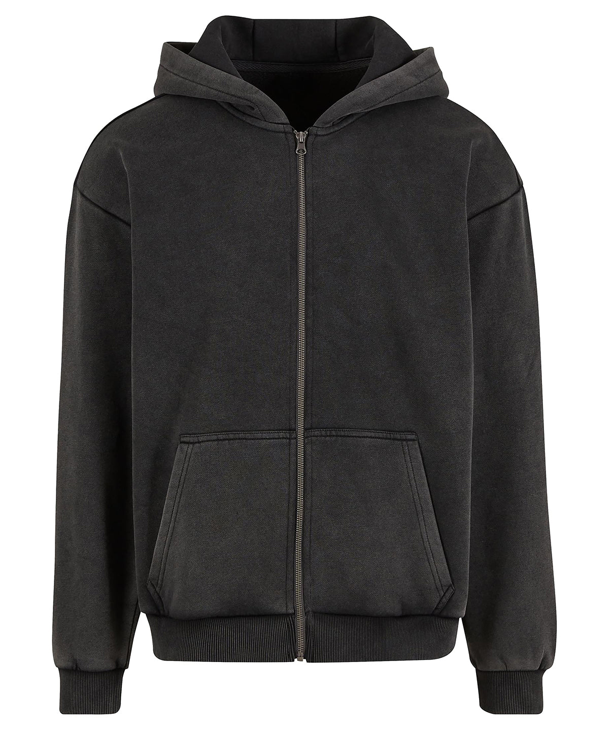 Vintage heavy zip hoodie - Magnet