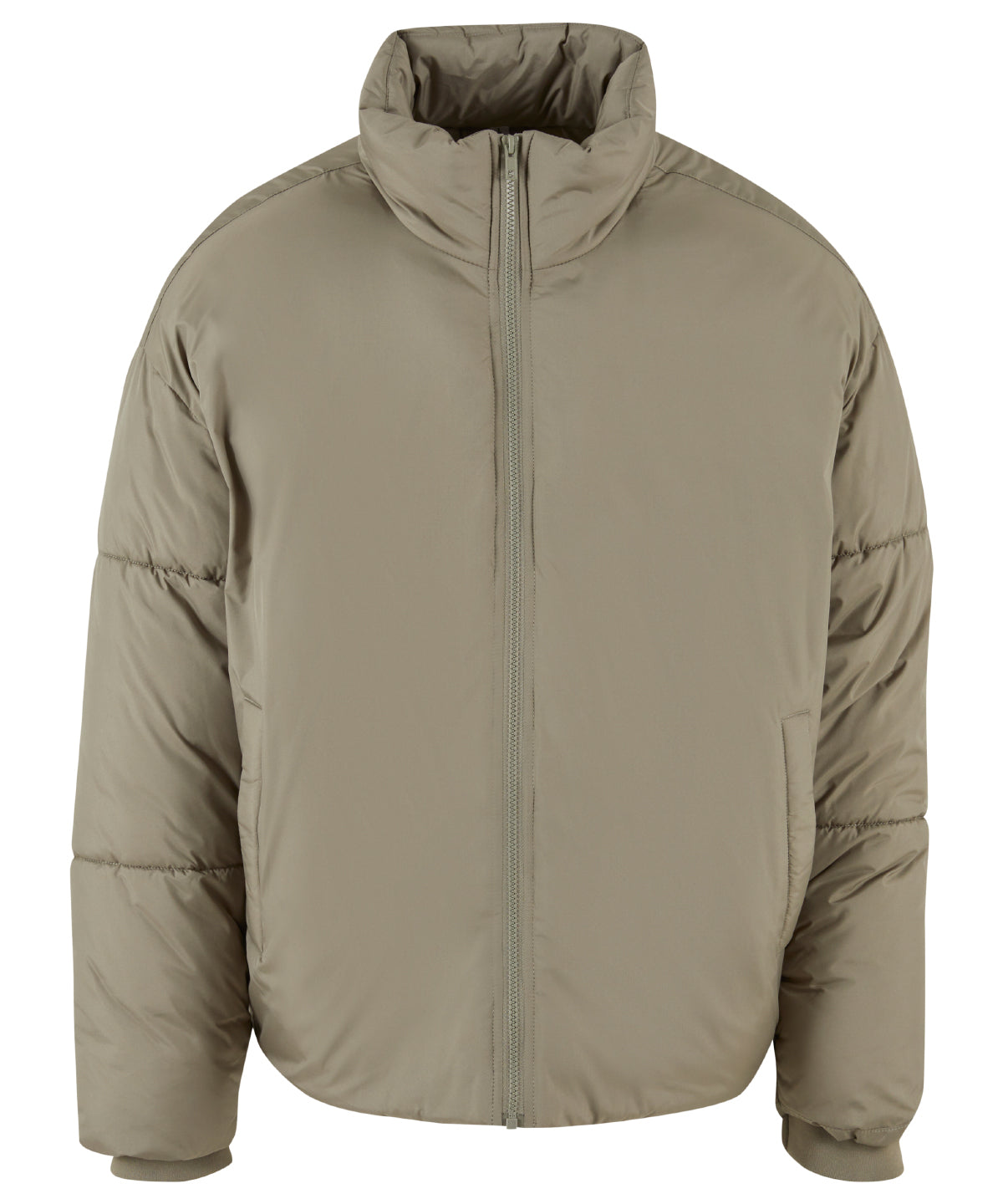 Oversized puffer jacket - Pale Olive