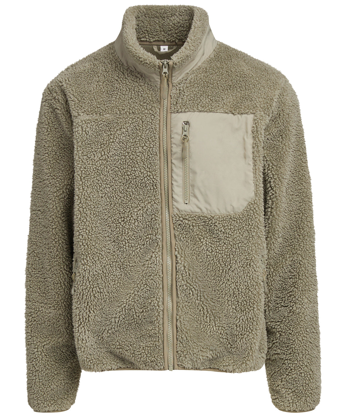 Bonded sherpa jacket - Pale Olive